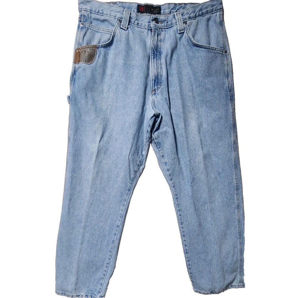 Wrangler Riggs Durashield Jeans Mens 38 X 40 Workwear Double Knee Carpenter